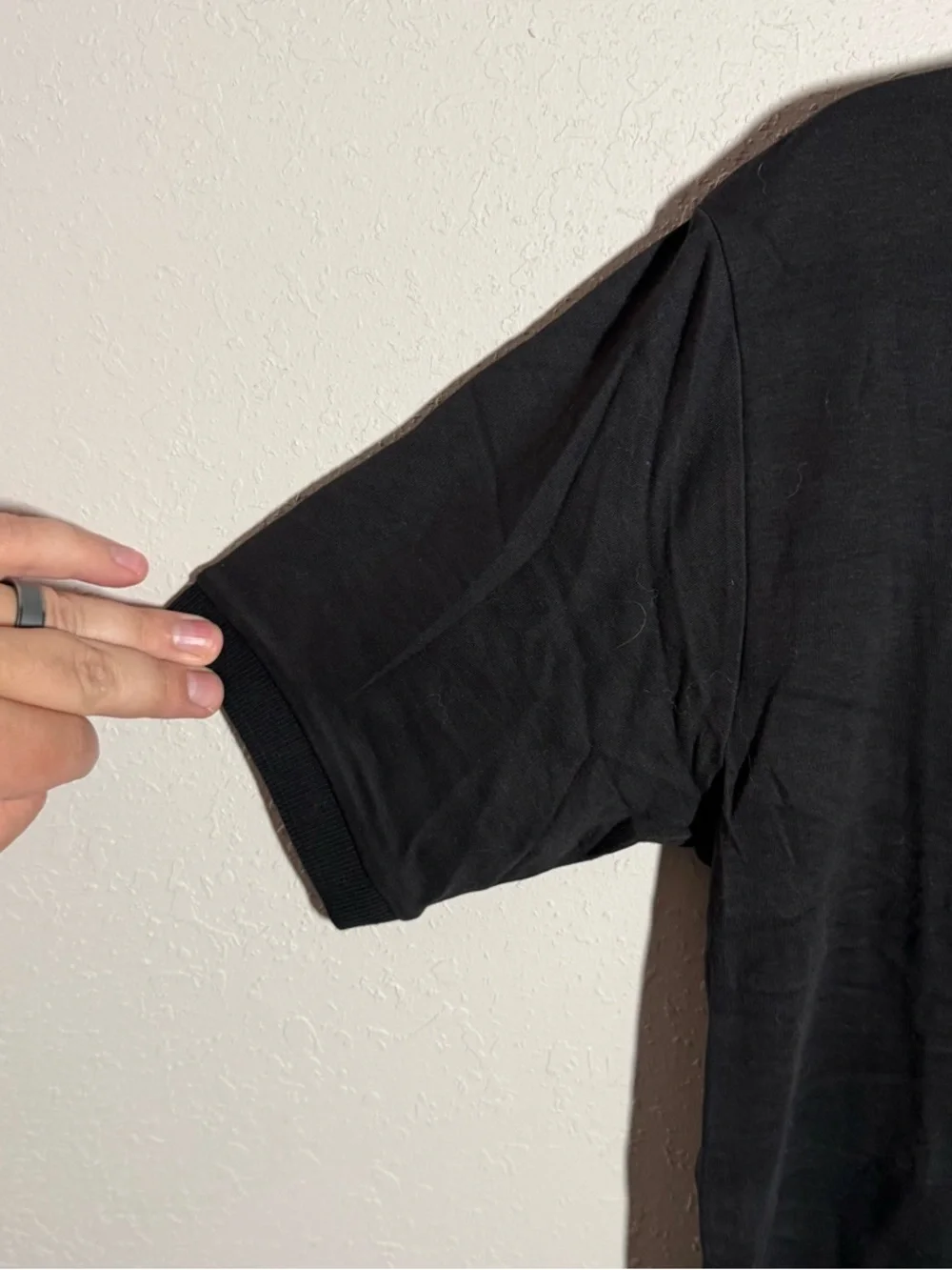 Men’s L Black Ralph Lauren Retro Preppy Lightweight Business Casual Polo Shirt